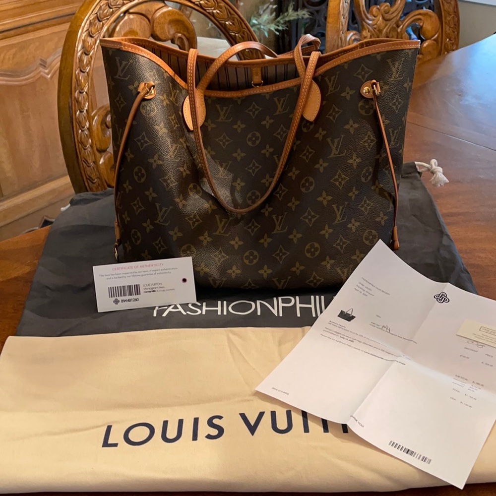 Authentic Louis Vuitton Monogram Neo Neverfull MM